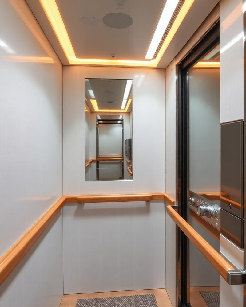Ah&met Asansör — Warm modern cabin interior